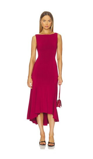 GUIZIO Daye Midi Dress in Red. - size XXL | Revolve Clothing (Global)