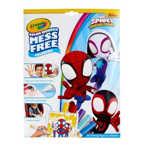 Crayola Wonder Spidey Mess Free Coloring Set | Scheels Sports