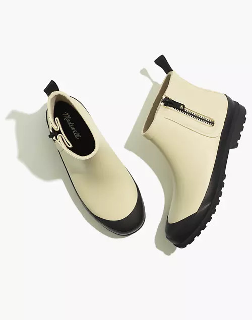 The Zip-Up Lugsole Rain Boot | Madewell