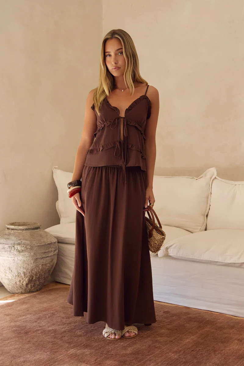 Wave Chaser Top Brown | Fortunate One