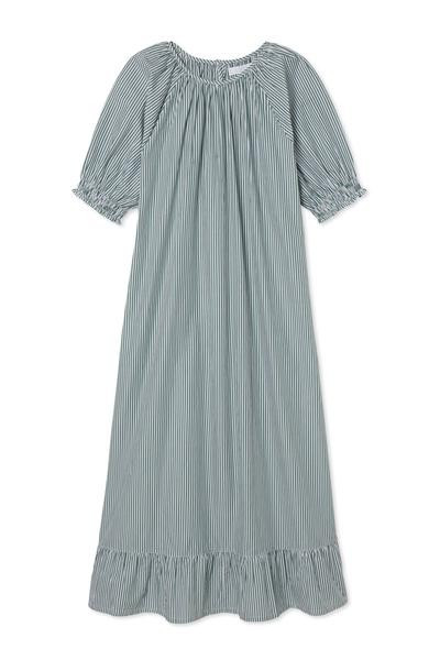 Morning Midi Dress in Evergreen | LAKE Pajamas
