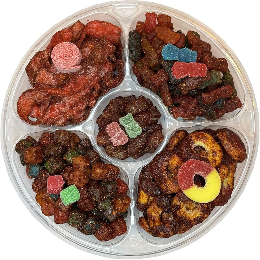 CHILI SOUR Mix Gummy Gift Tray, Spicy Sweet & Sour Assortment Holiday Box 2 Lb | Amazon (US)