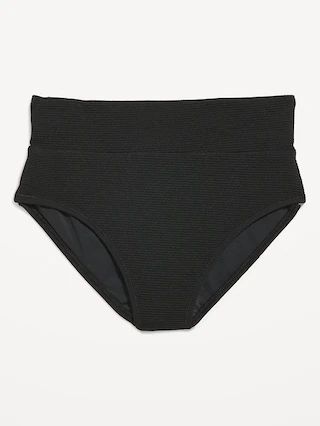 High-Waisted French-Cut Bikini Swim Bottoms | Old Navy (CA)