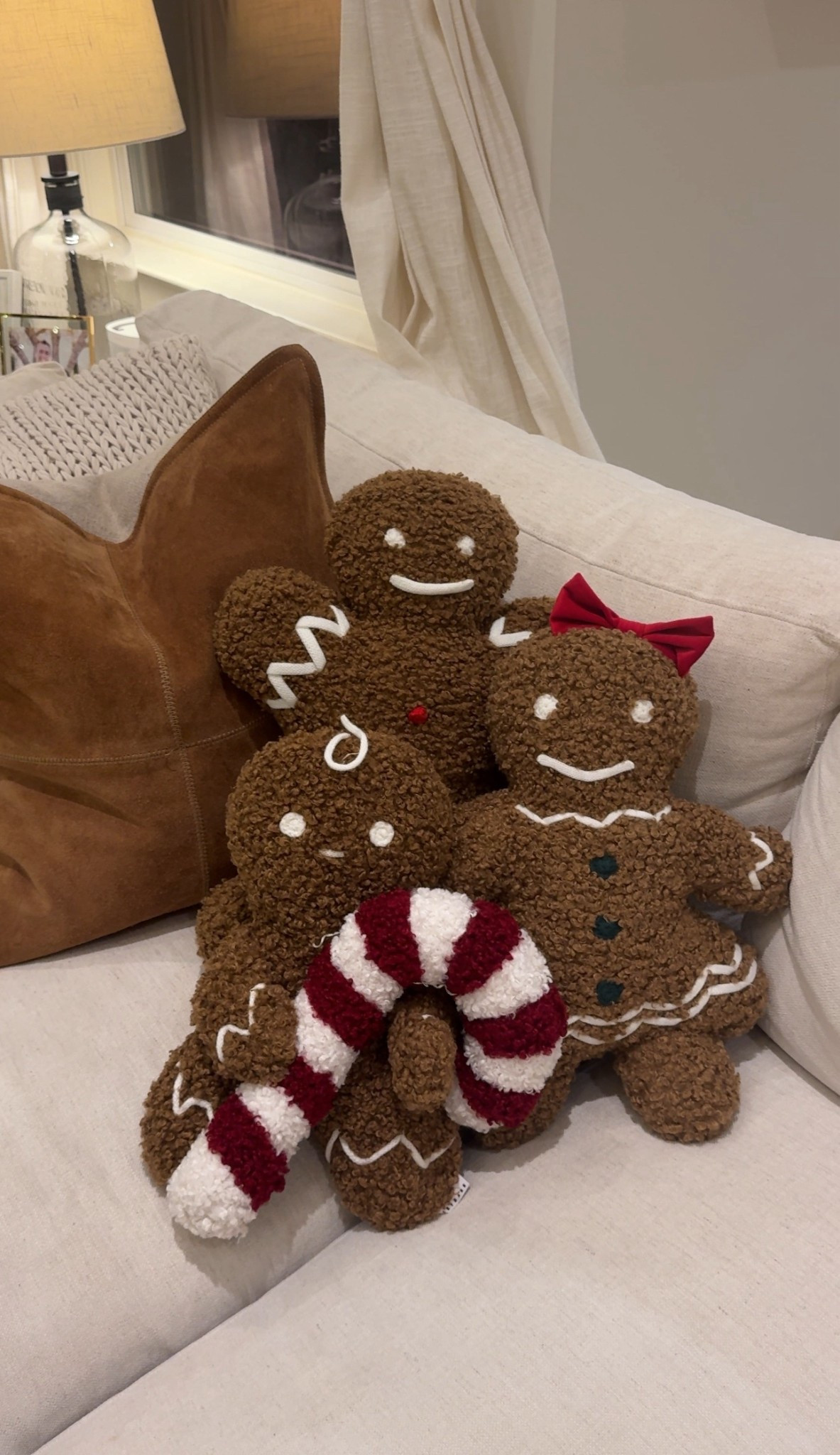 Gingerbread pillows 🤗 the collection is complete! 

#LTKHome #LTKHoliday