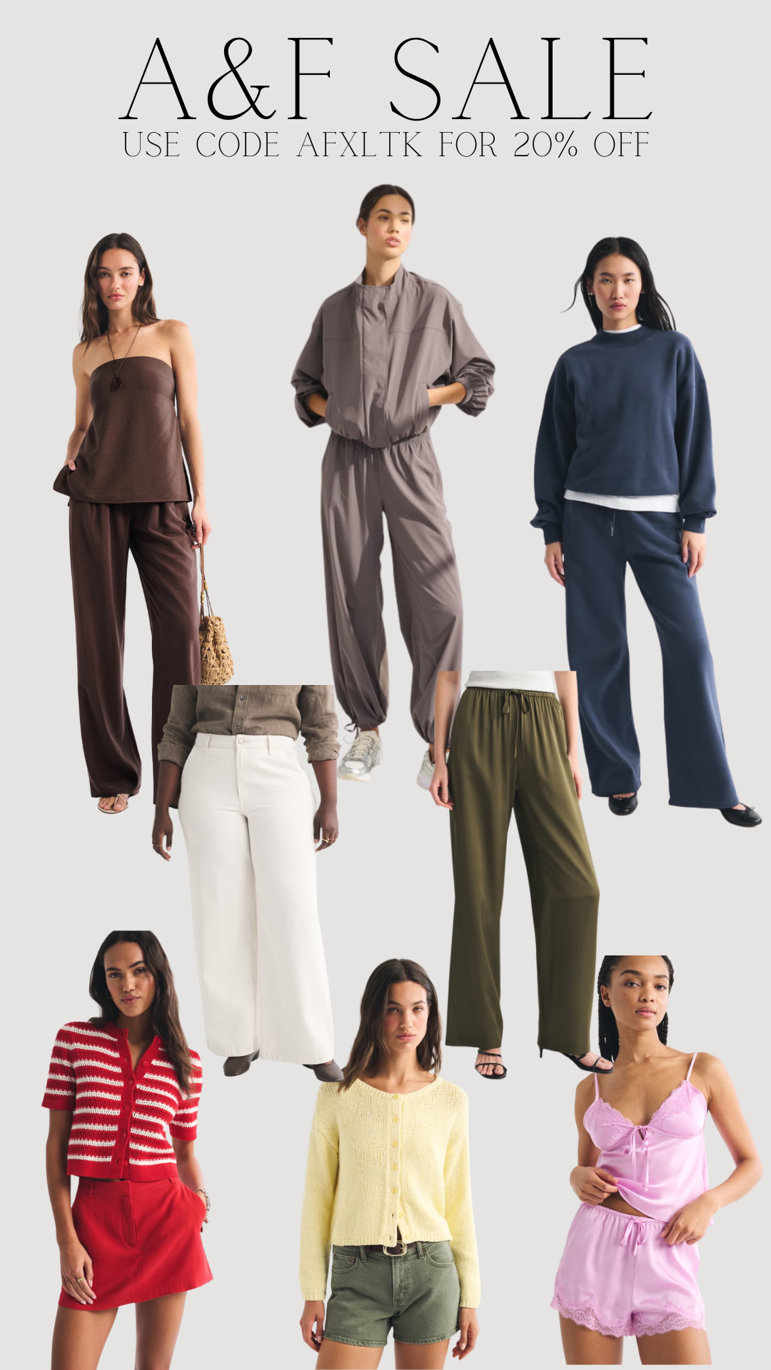Use code AFXLTK for 20% off everything in the exclusive LTK Abercrombie sale 

 #LTKxAFSale #LTKuk #LTKspring