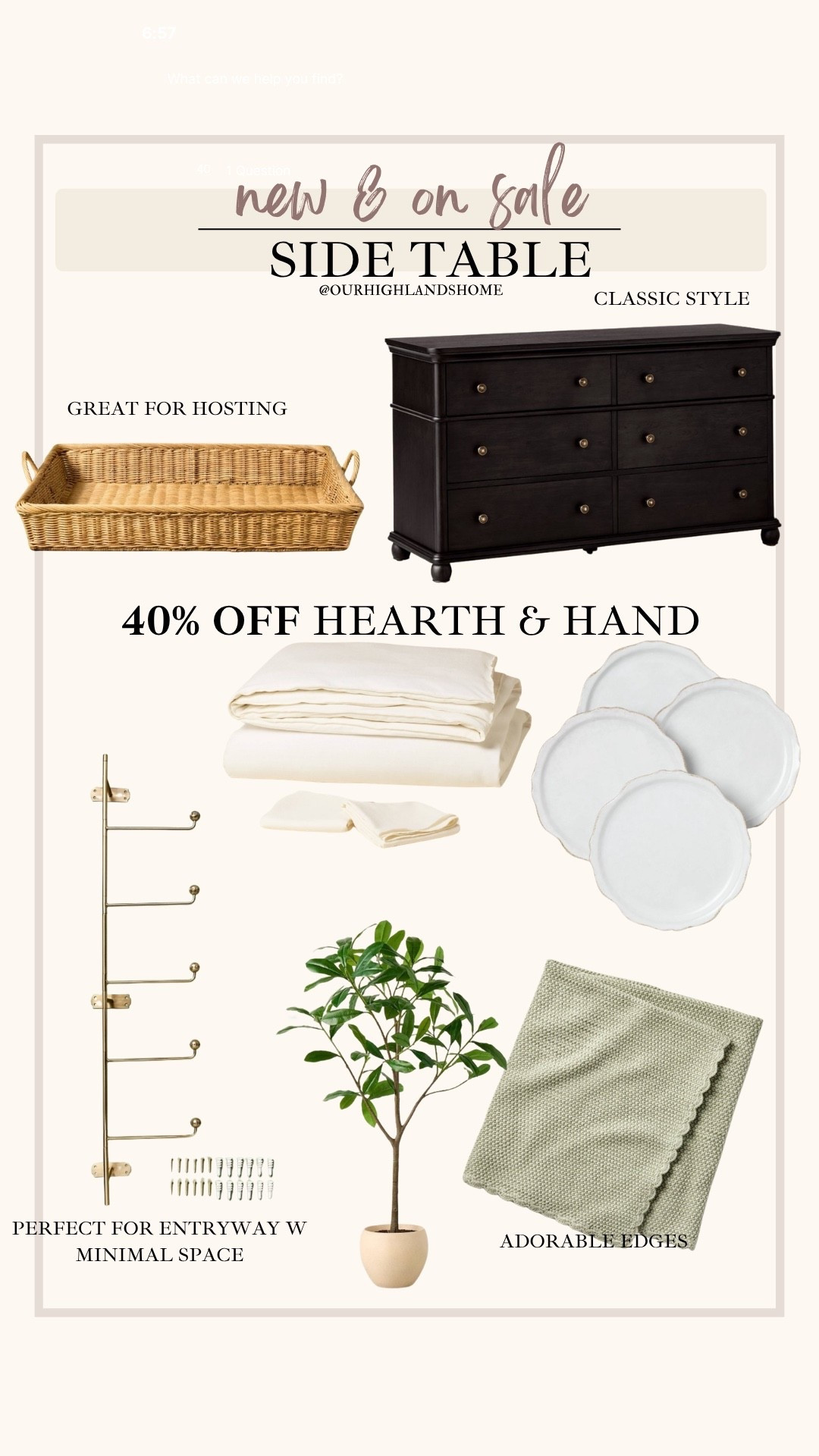 new and on sale from hearth and hand. 40% off right now 🤗

#LTKSaleAlert #LTKHome