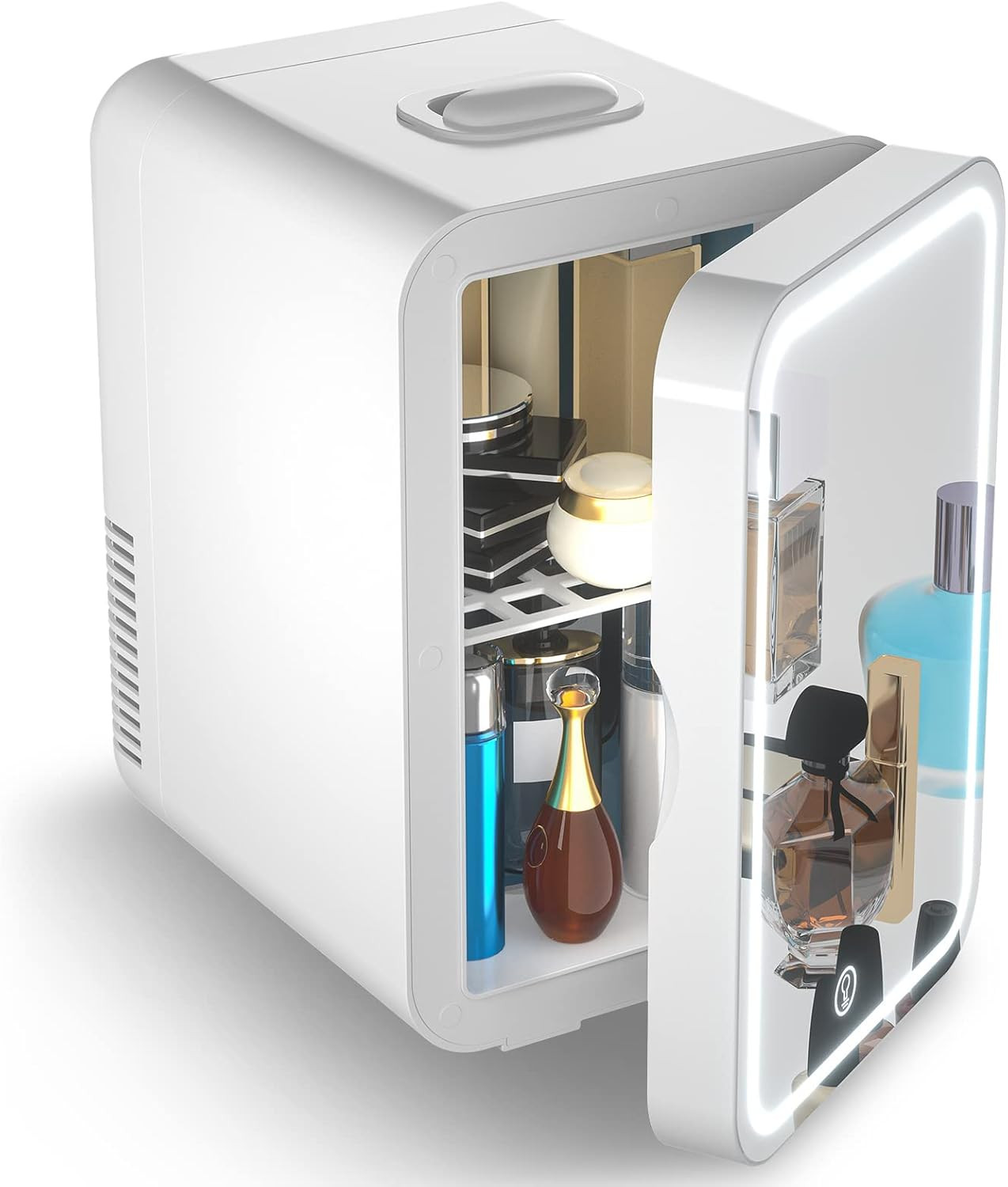 Mini Fridge 6 Liter AC/DC Portable Beauty Fridge Thermoelectric Cooler and Warmer for Skincare, B... | Amazon (US)