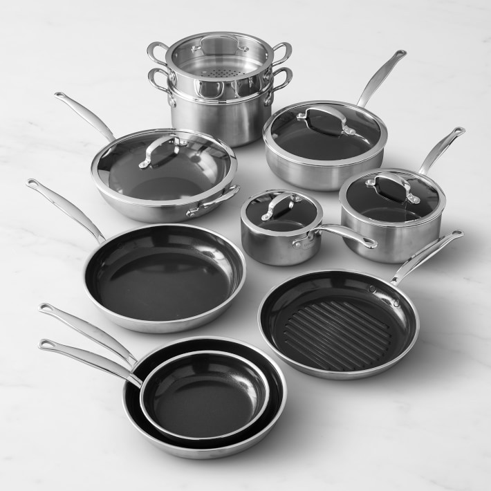 GreenPan™ Premiere Hard Anodized Ceramic Nonstick 15-Piece Cookware Set | Williams-Sonoma