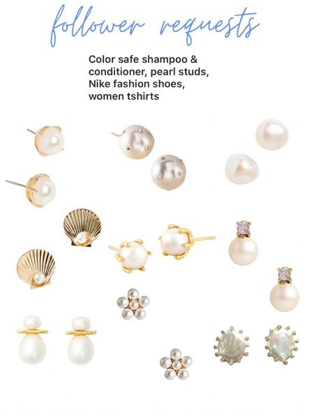 So many great pearl studs out right now whether you want classic or fun! 