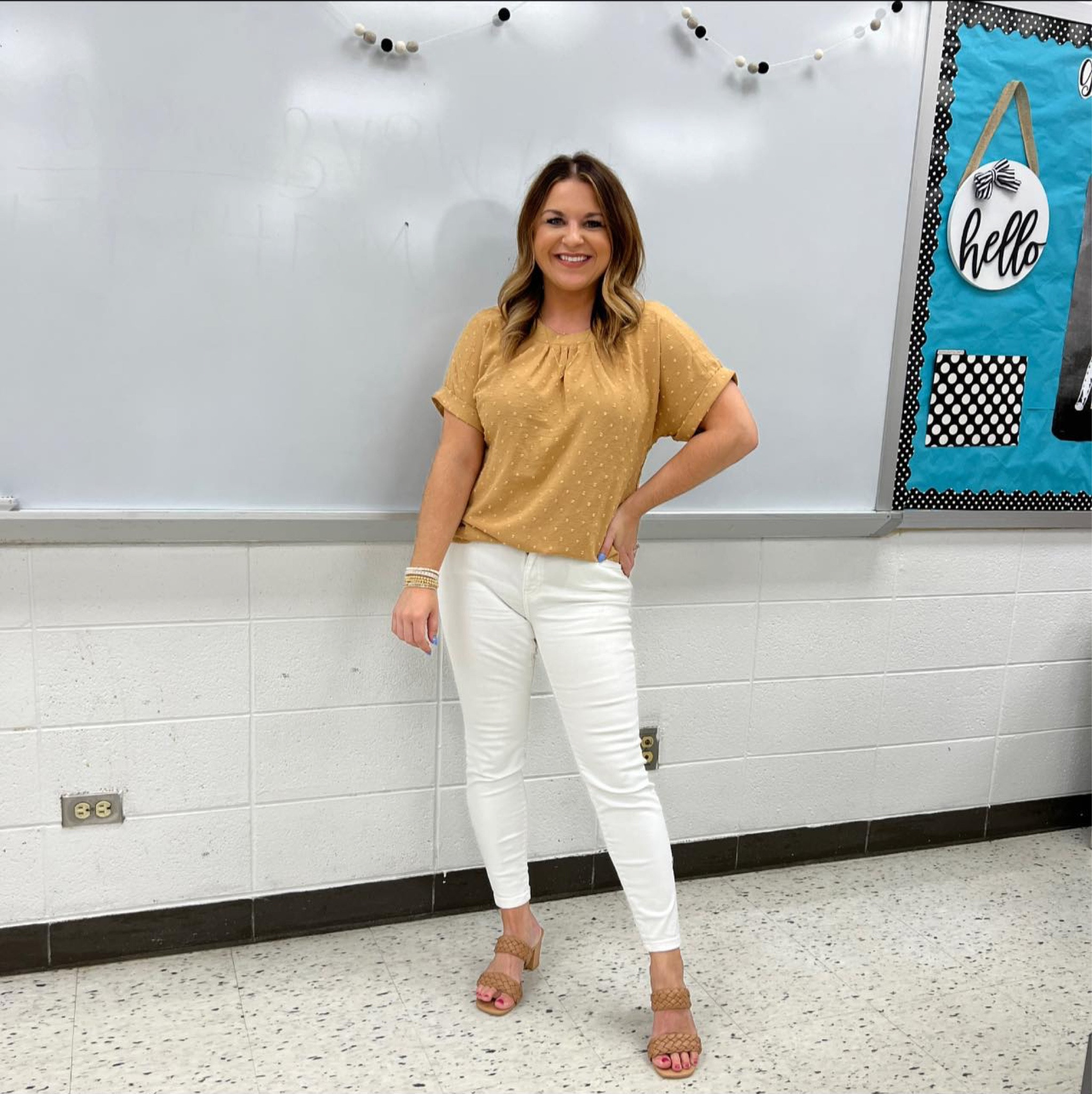 Amazon back to school fashion 

Amazon finds  yellow top  yellow blouse  white jeans  white denim jeans  tan shoes  teacher outfit 

#LTKSeasonal #LTKunder100 #LTKBacktoSchool