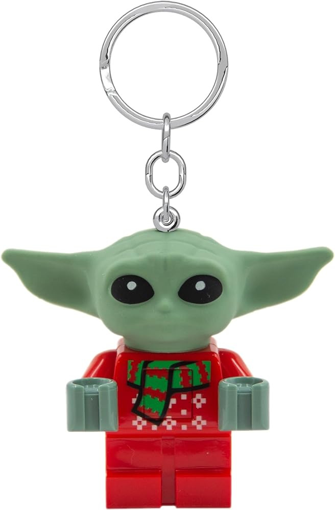 LEGO Star Wars The Mandalorian Keychain Light - Grogu Holiday Sweater (KE208AH), Ages 6+, 1 Keych... | Amazon (US)