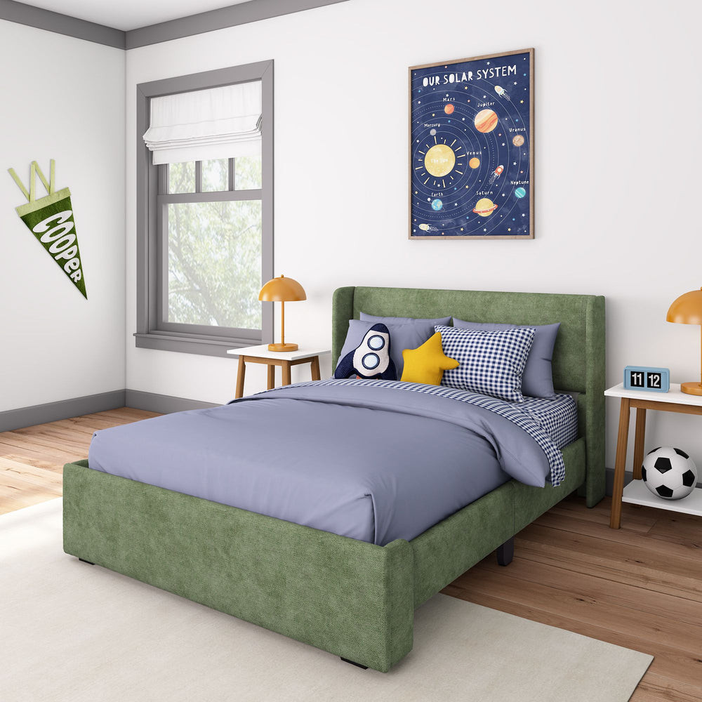 Nicholas Upholstered Full Bed | max & lily