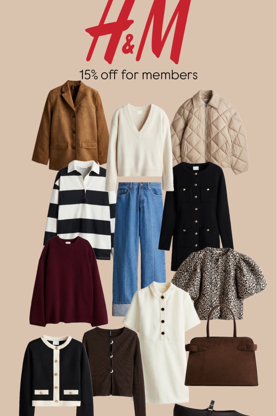 H&M 15% off for members 🙌🏼 my UAE gals - search the codes on the UAE site

#LTKuk #LTKeurope #LTKspring