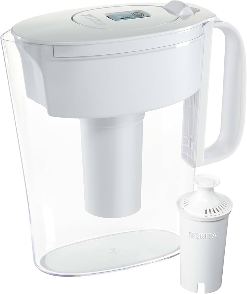 Brita Metro Water Filter Pitcher, BPA-Free Water Pitcher, Replaces 1,800 Plastic Water Bottles a ... | Amazon (US)
