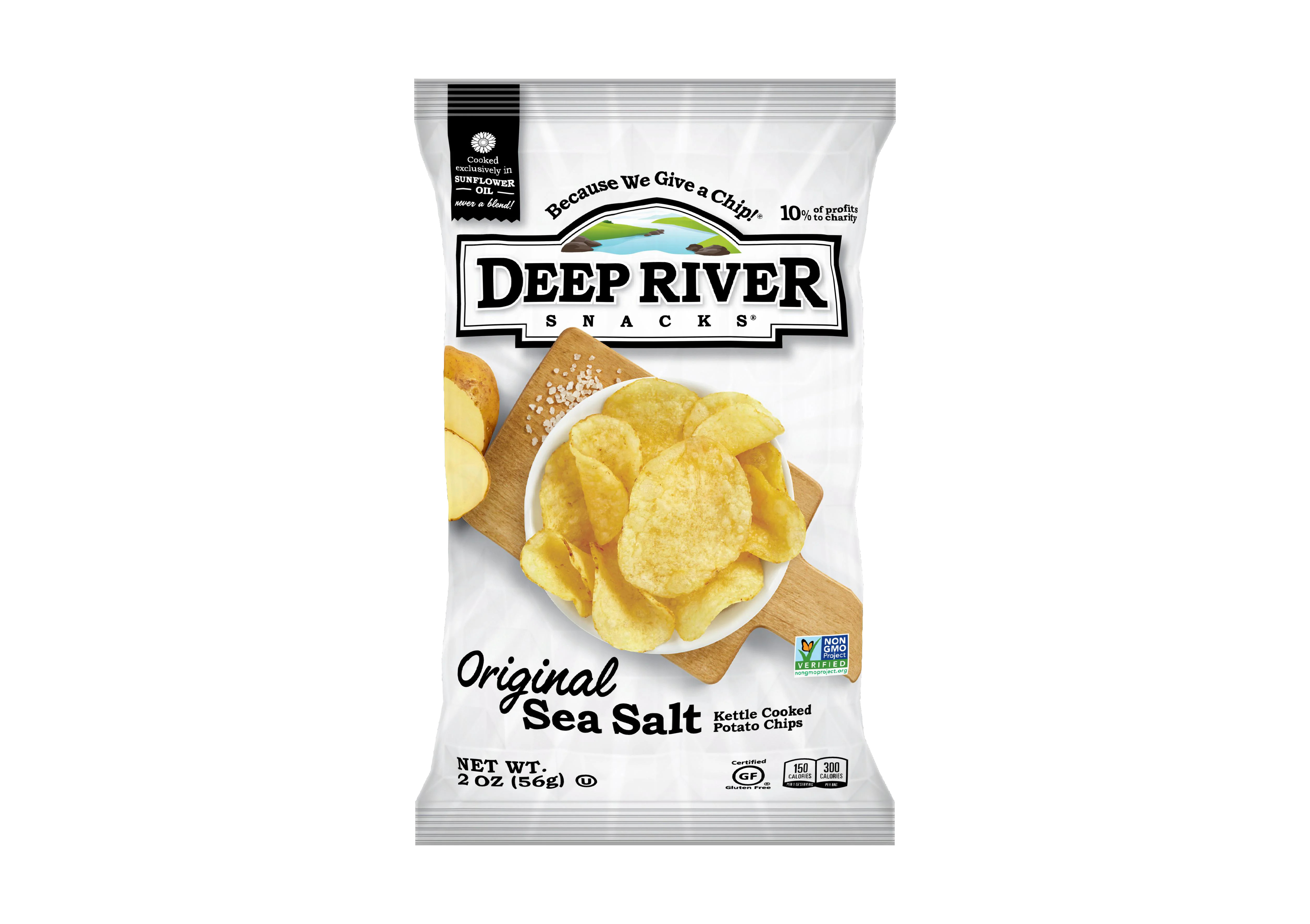 Original Sea Salt Kettle Chips, 2-Ounce Bags (Pack of 24) | Walmart (US)