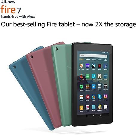 Fire 7 Tablet (7" display, 16 GB) - Black | Amazon (US)