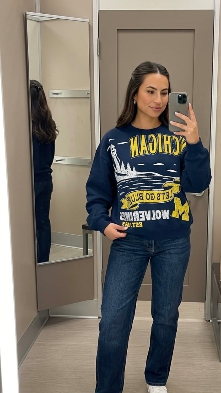 Michigan game day outfit 💙💛🏈 Target has the cutest Michigan Wolverines apparel right now! Sharing affordable Michigan game day outfits, tailgate outfit ideas, Michigan football apparel, and easy college football looks for football season.

#MichiganGameDay #MichiganWolverines #MichiganFootball #GoBlue #MichiganApparel #MichiganOutfit #GameDayOutfit #CollegeGameDay #CollegeFootballOutfit #TailgateOutfit #FootballOutfit #TargetFinds #TargetStyle #GameDayStyle #LTKFinds #LTKStyle
 

 