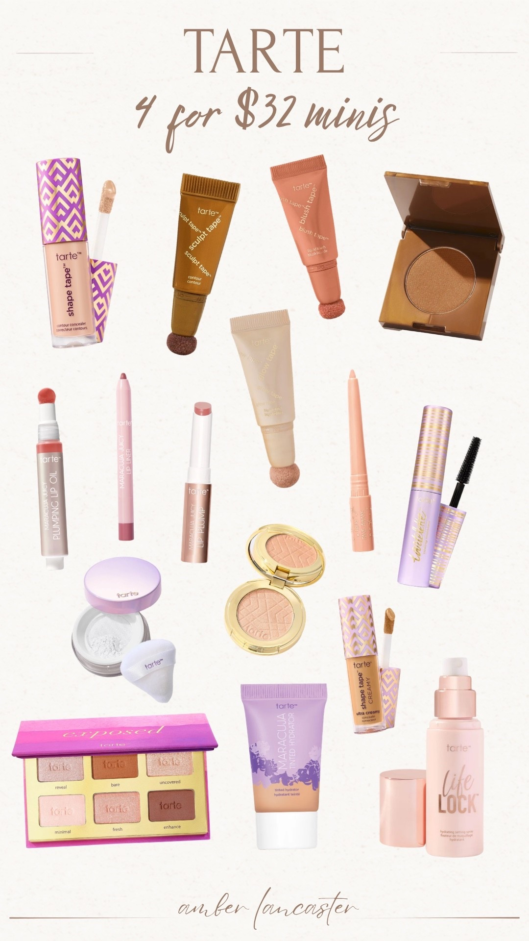 Tarte Mini Sale! Get 4 mini products for $32—build your own kit 💜 | 
tarte, tarte cosmetics, tarte sale, tarte minis sale, tarte makeup, tarte code, beauty, makeup, tarte mascara, tarte lip, tarte concealer. 

#LTKSaleAlert #LTKBeauty