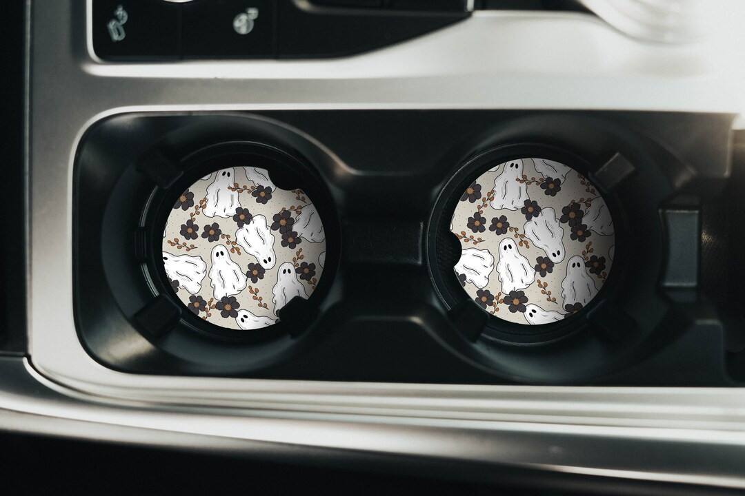 Gloomy Ghosts-halloween Car Coasters  Drink Coasters  - Etsy | Etsy (US)