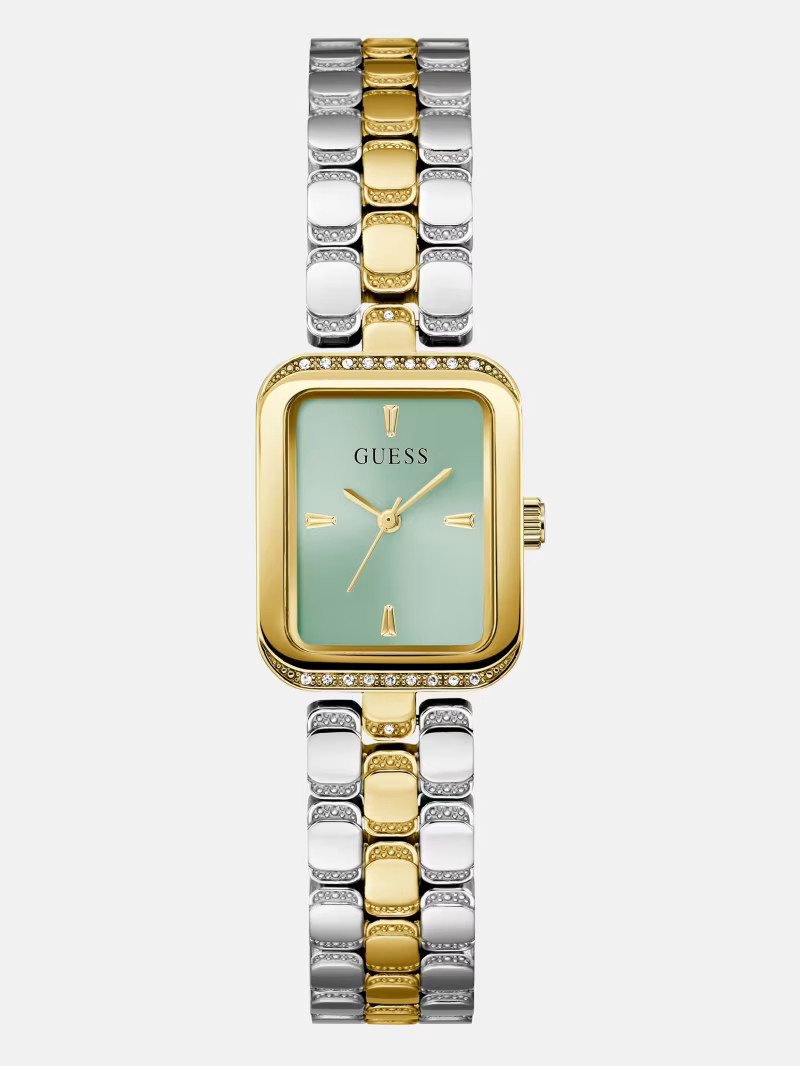 Silver and Gold-Tone Analog Watch | Guess (US)