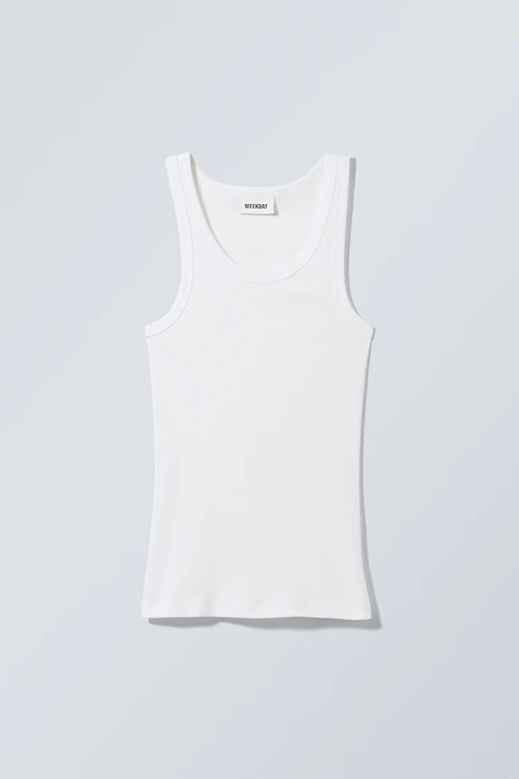 Close Fitted Tank Top | Weekday