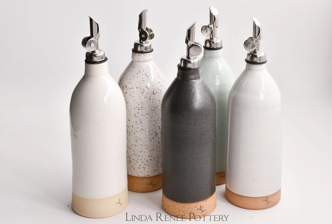 Olive Oil Cruet. BEST SELLER Vinegar Cruet Handmade Pottery - Etsy | Etsy (US)