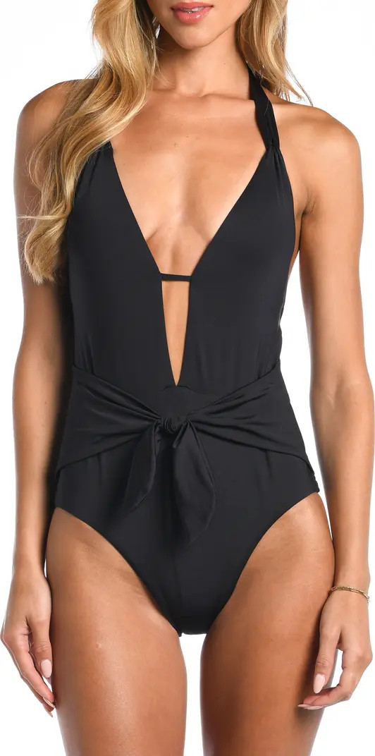 Sunshine 79 Solids Plunge One-Piece Swimsuit | Nordstromrack | Nordstrom Rack