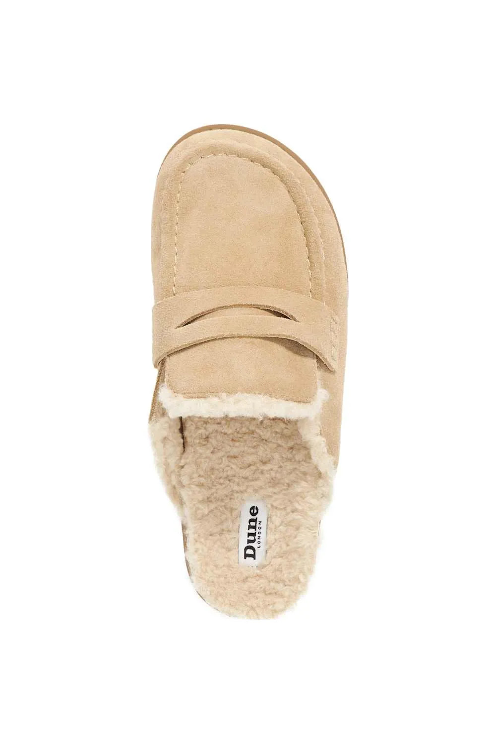 Flats | 'Goldy' Suede Mules | Dune London | Debenhams UK