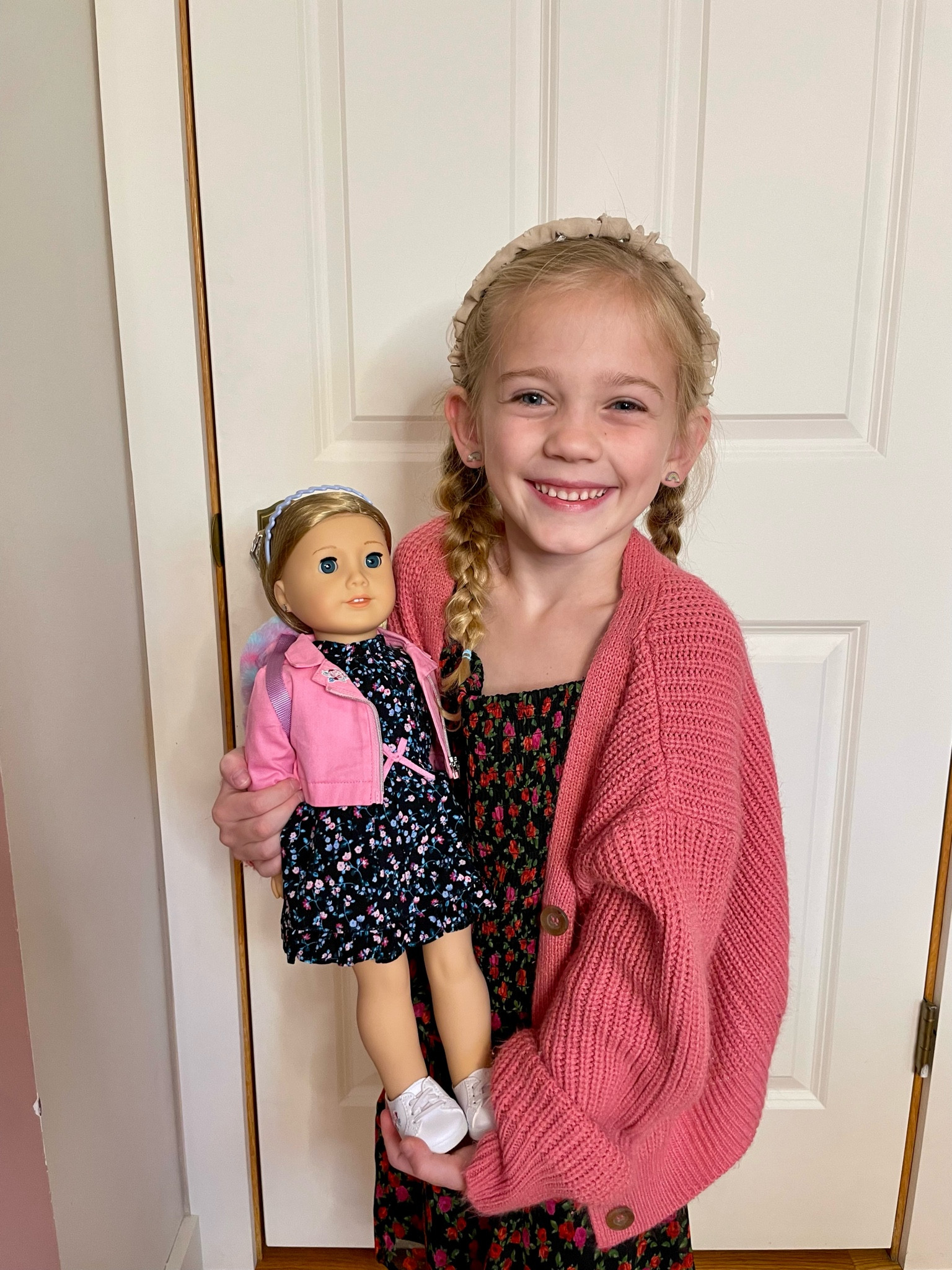 Ellie’s “Truly Me” American Girl doll.
It won’t let me link her exact one, but this one is close!