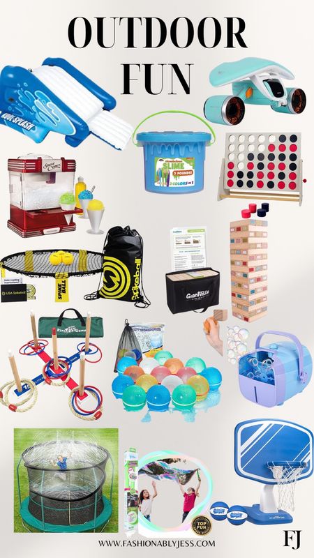 Shop this outdoor fun for the kids this summer! Perfect if you’re looking for some fun outdoor activities for the kids this summer! 
#outdoorfun #kidtoys

#LTKkids #LTKhome #LTKFind
