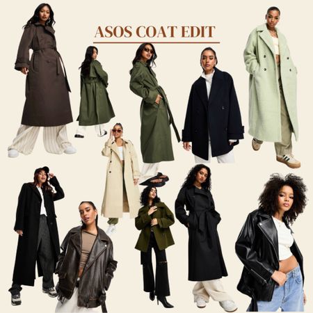 Either it’s - trench or aviator jacket, asos is really coming through with the coats. It’s already trench season and the perfect weather for some leather goodness. Here are a few coats I’m loving or already bought. 

#LTKSeasonal #LTKstyletip #LTKeurope