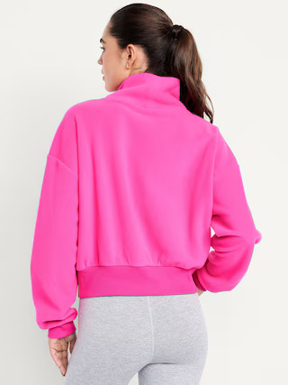 Performance Microfleece Mock Neck Sweatshirt | Old Navy (US)