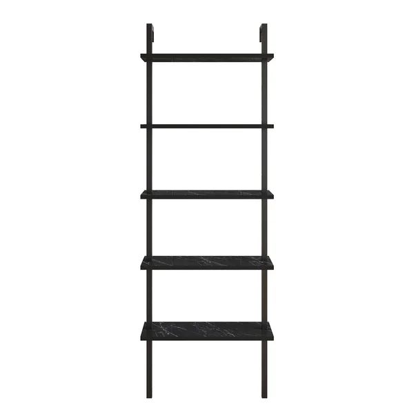 Elderton 68.5'' H x 23.6'' W Metal Ladder Bookcase | Wayfair North America