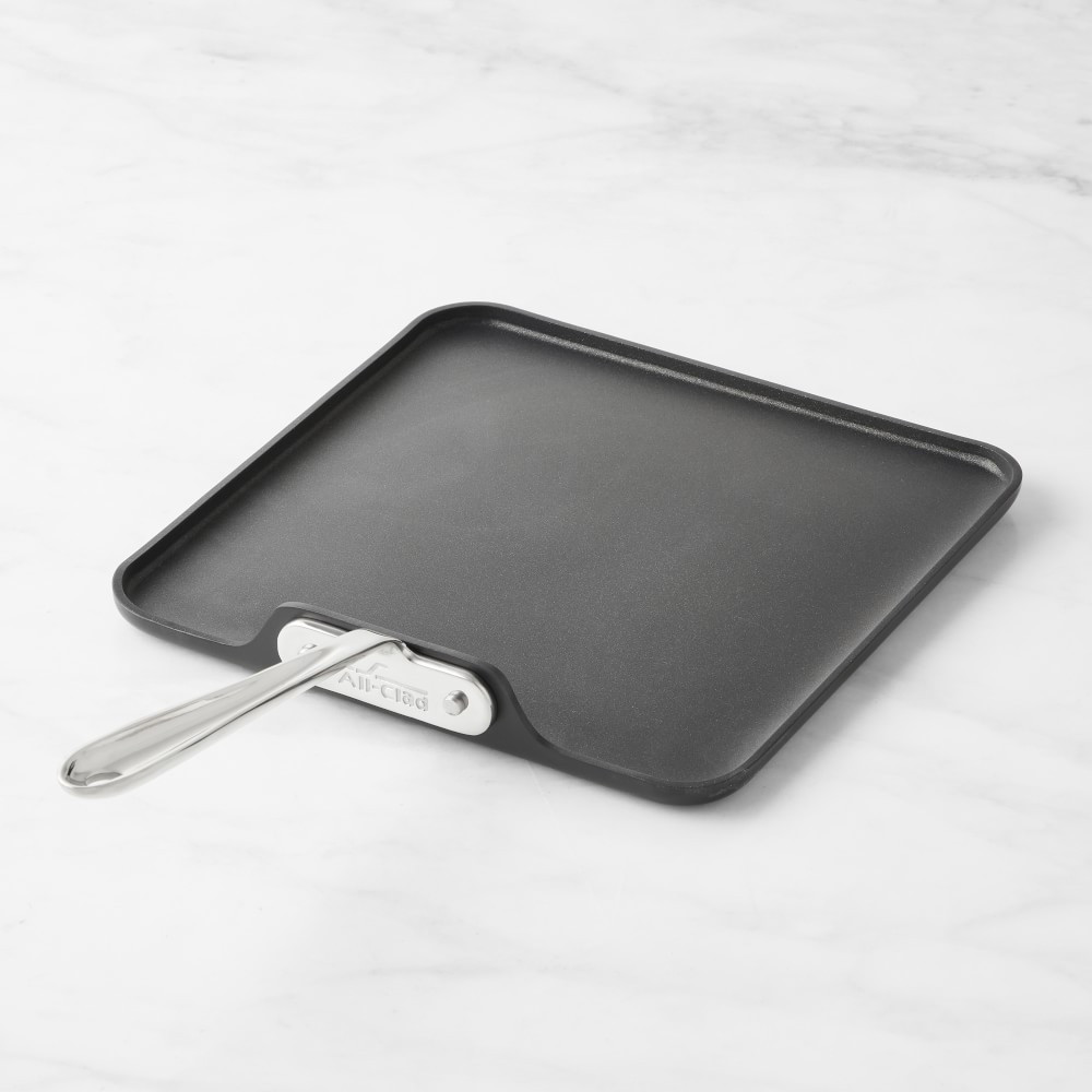 All-Clad HA1 Expert Hard Anodized Nonstick Square Griddle, 11" | Williams-Sonoma