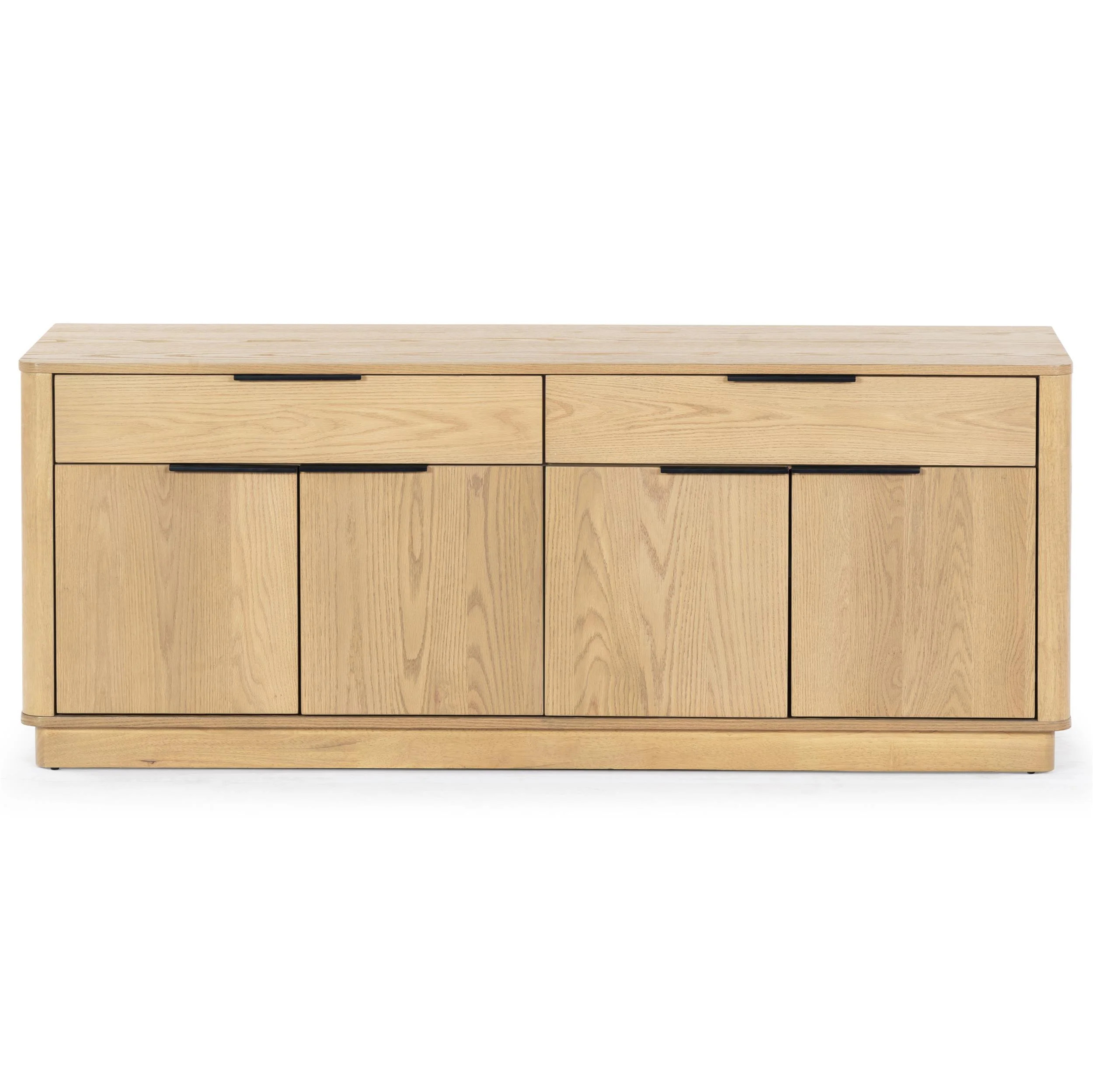 Safavieh Gabrietta 2 Drawer Wood Tv Stand in Natural / Black | Walmart (US)