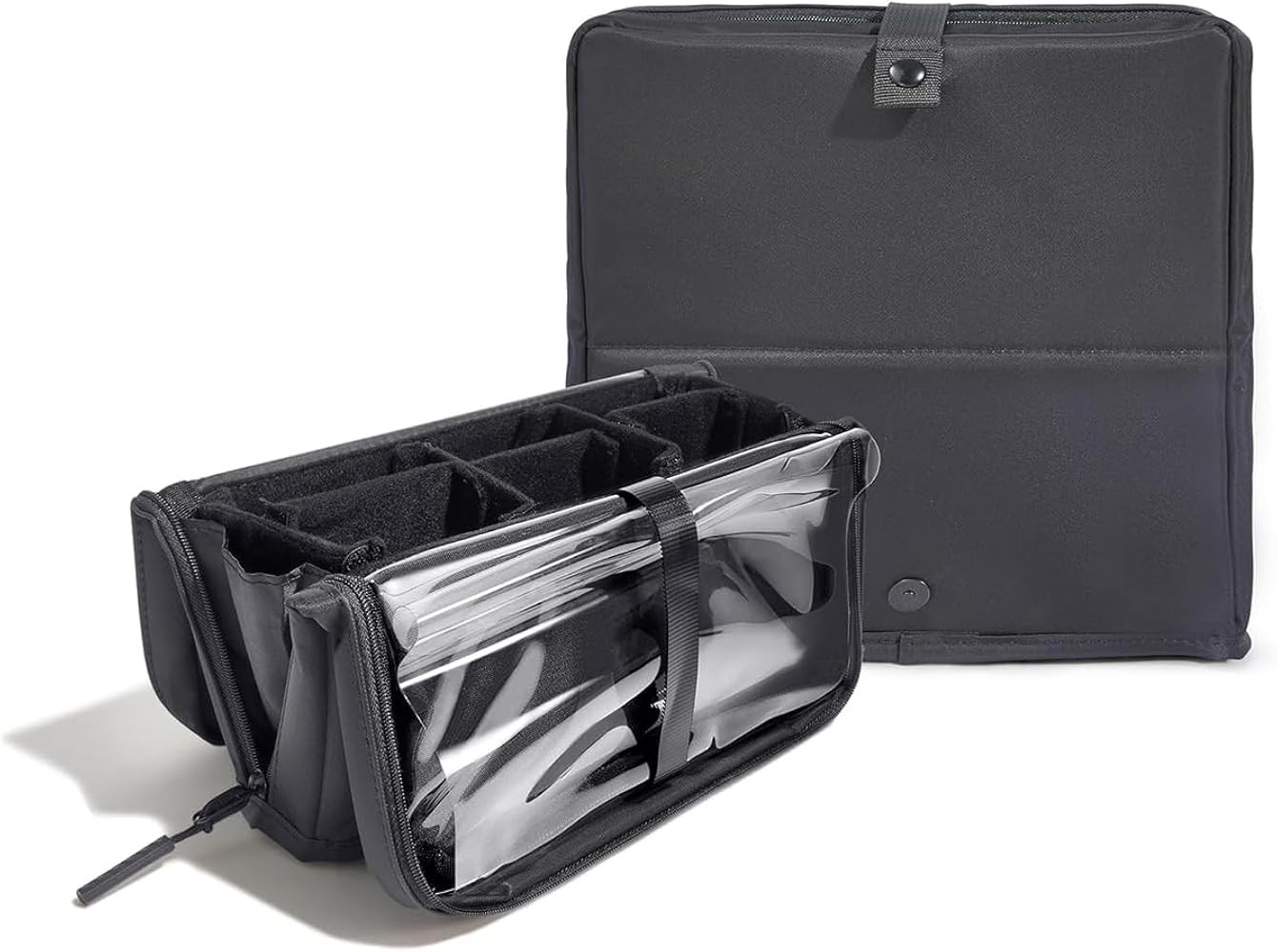 STORICANS Makeup Brush Organiser Bag, Stand-up Makeup Brushes Bag Large Makeup Brush Holder with ... | Amazon (UK)