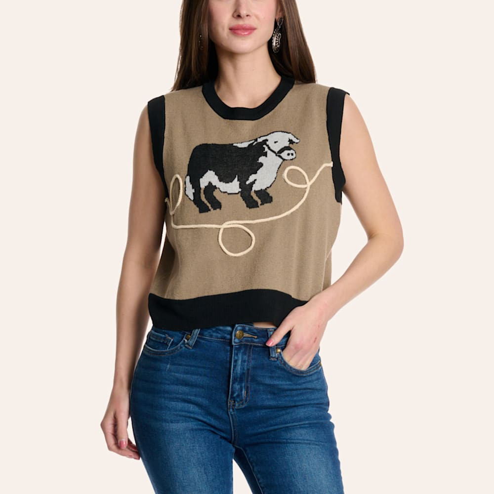 2 Fly Co. Women's Bull Nettle Sweater Vest | Cavender's