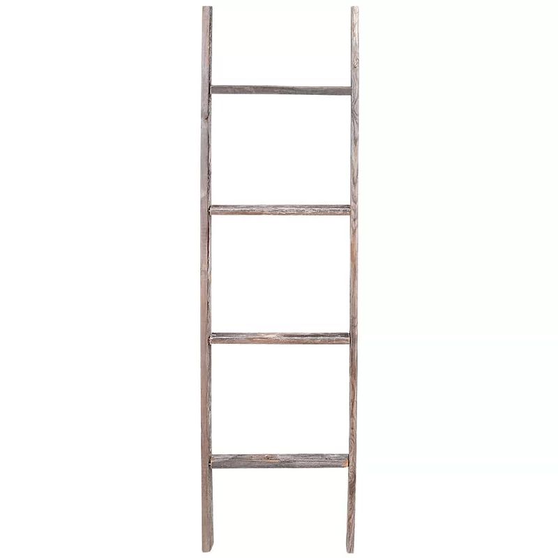 Rustic Wood 4 ft Blanket Ladder | Wayfair North America