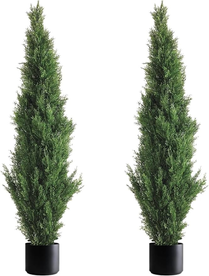 Two 4 Feet Artificial Cedar | Amazon (US)