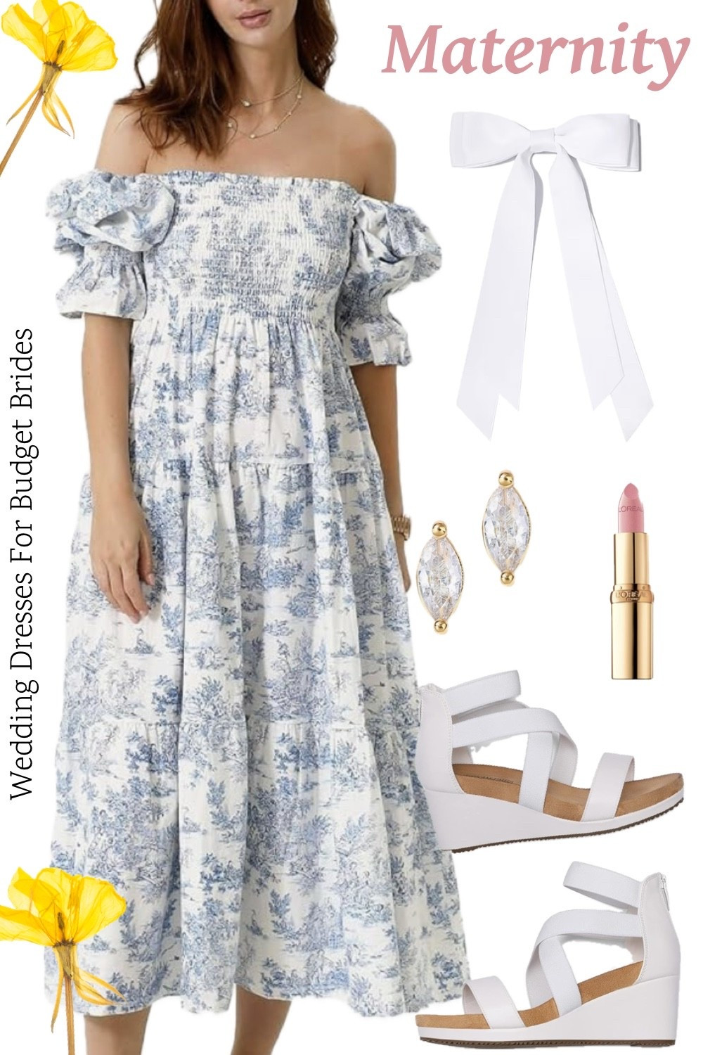 Darling shower dress for the pregnant bride to be. 

Maternity dress and accessories all on Amazon. 

#babyshowerdresses #maternitydresses #amazondresses #bumpfriendlydresses #bridalshowerdress
#genderrevealdress

#LTKBump #LTKBaby #LTKootd