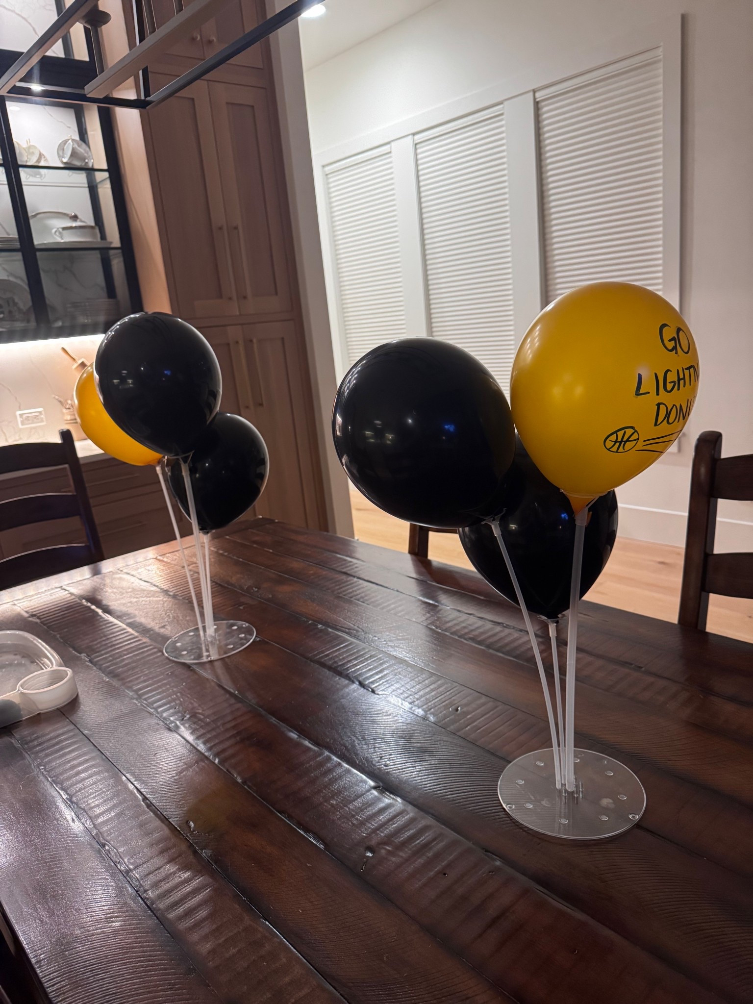 Balloon table holders 

#LTKHome