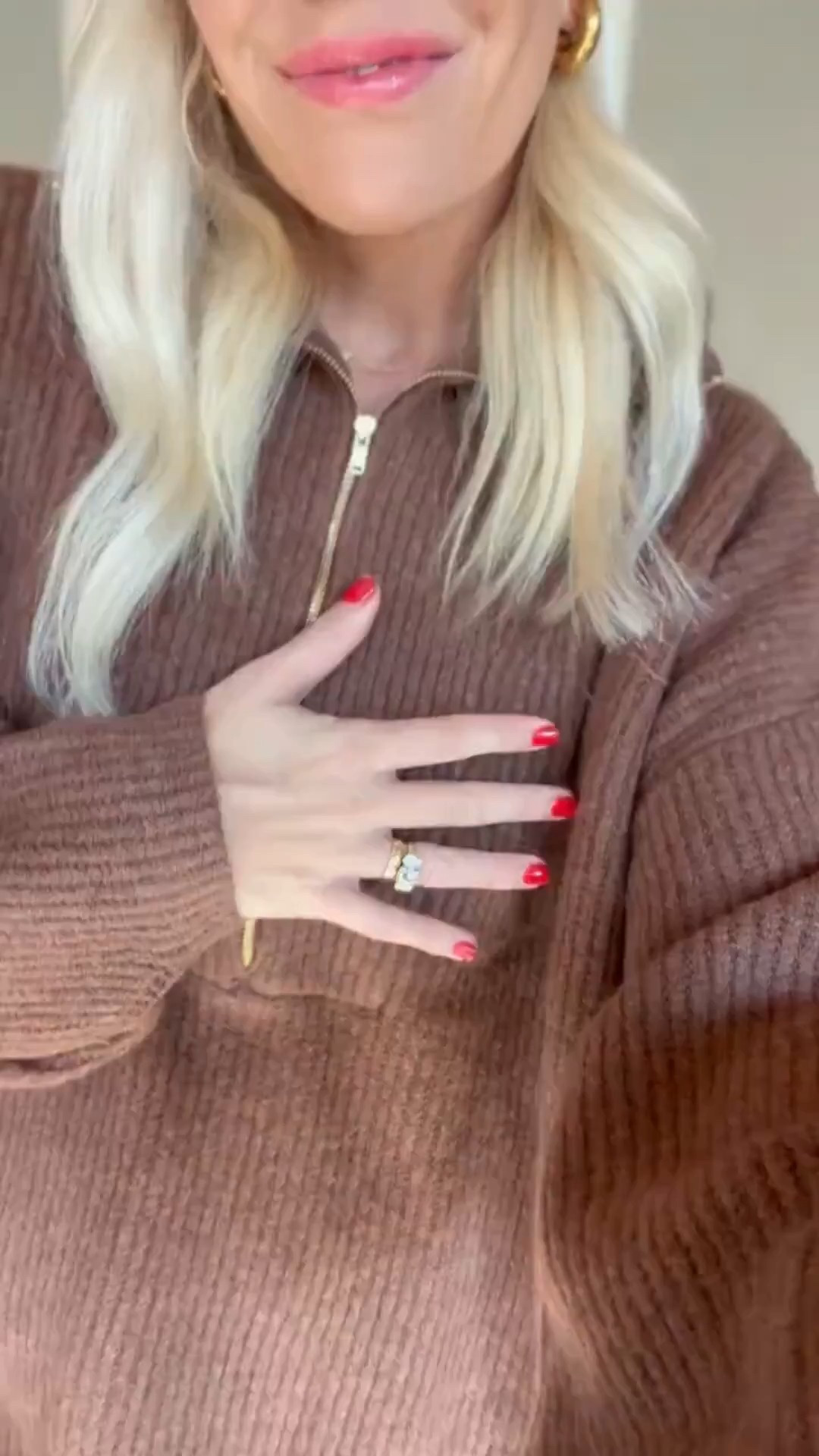 This quarter zip is on sale for $9 🤯 size up! 

#LTKFindsUnder50 #LTKFindsUnder100 #LTKSaleAlert