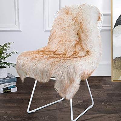 Softlife Faux Fur Sheepskin Area Rug Shaggy Wool Carpet for Bedroom Living Room Home Decor (2ft x... | Amazon (US)