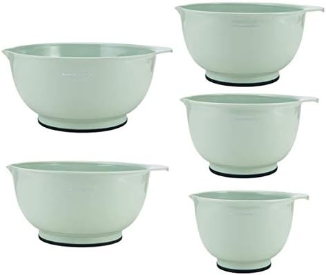 KitchenAid Classic Mixing Bowls, Set of 5, Pistachio | Amazon (US)