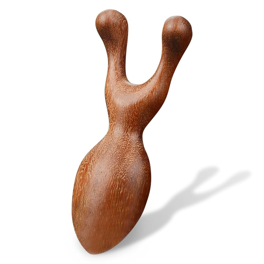 Upgrade 4D Wooden Gua Sha Facial Tools - Guasha Tool for Face - Multifunctional Massager Tool for... | Amazon (US)