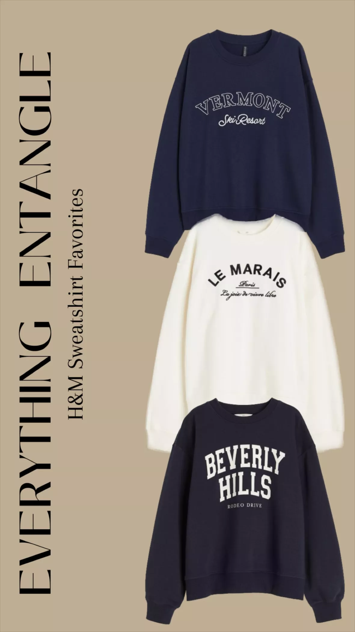 Crew-neck Sweatshirt - Navy … LTK on curated