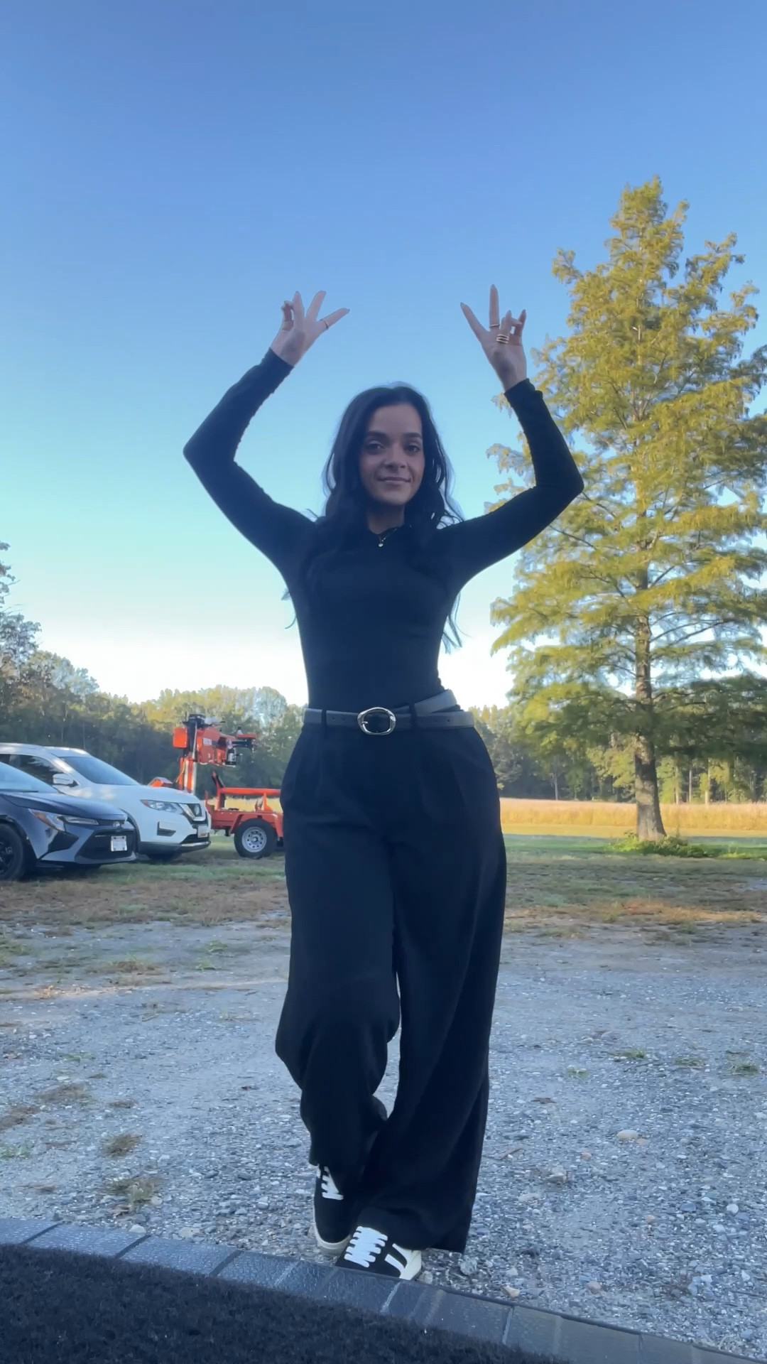 Black chic outfit with platform sneakers for the fall 

#LTKFindsUnder50 #LTKWorkwear #LTKStyleTip