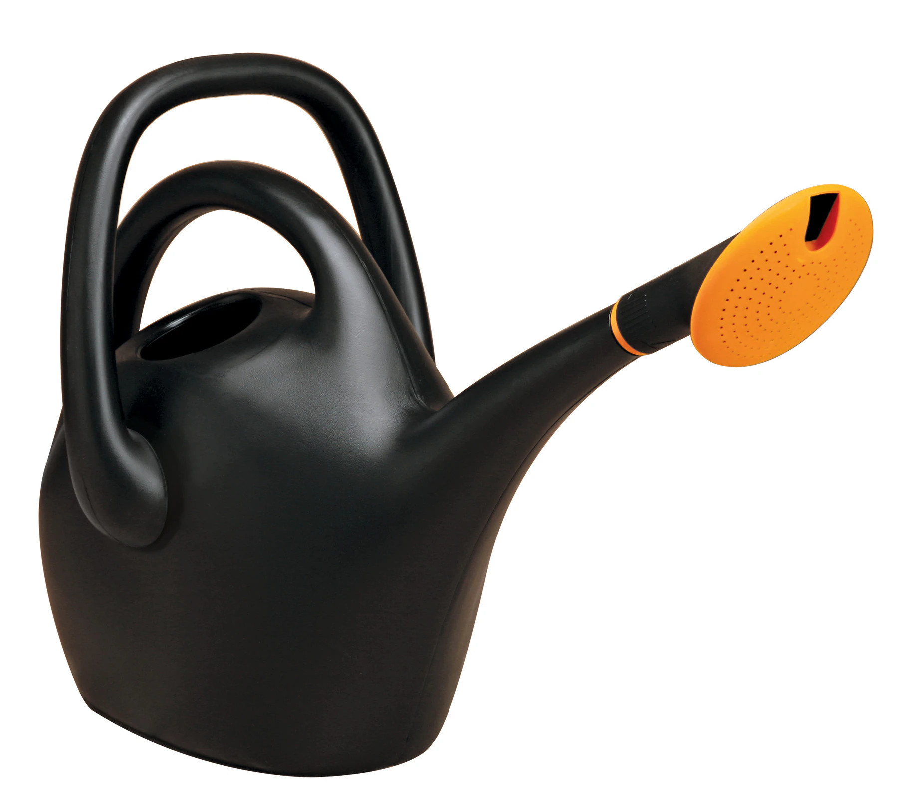 Bloem 2.6-Gallon Smooth Resin Traditional Watering Can in Black | 20-47287CP | Lowe's