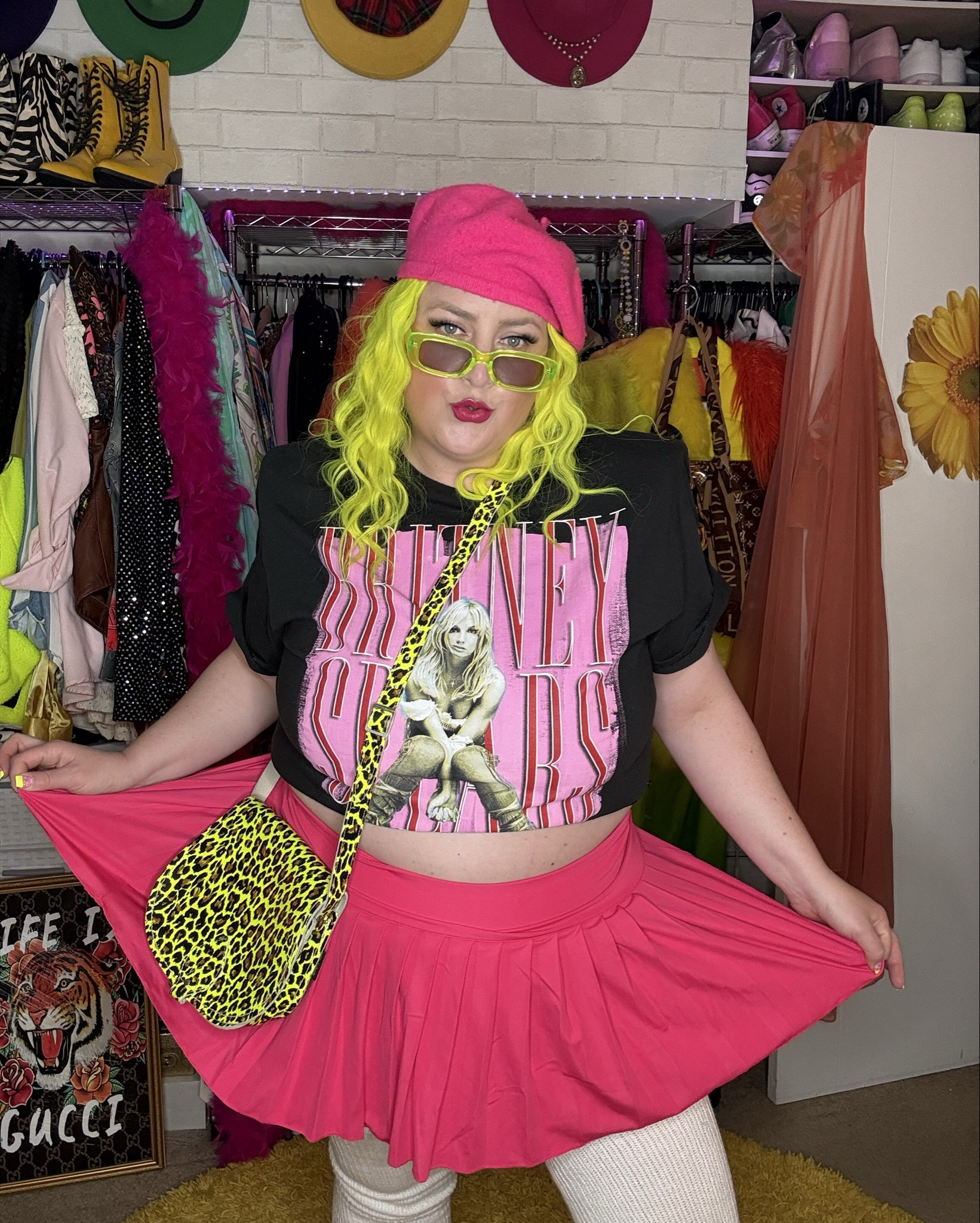 It’s a pink pleated skirt and Britney Spears kinda day 👠 #plussize #shopping 

#LTKFindsUnder50 #LTKPlusSize #LTKStyleTip