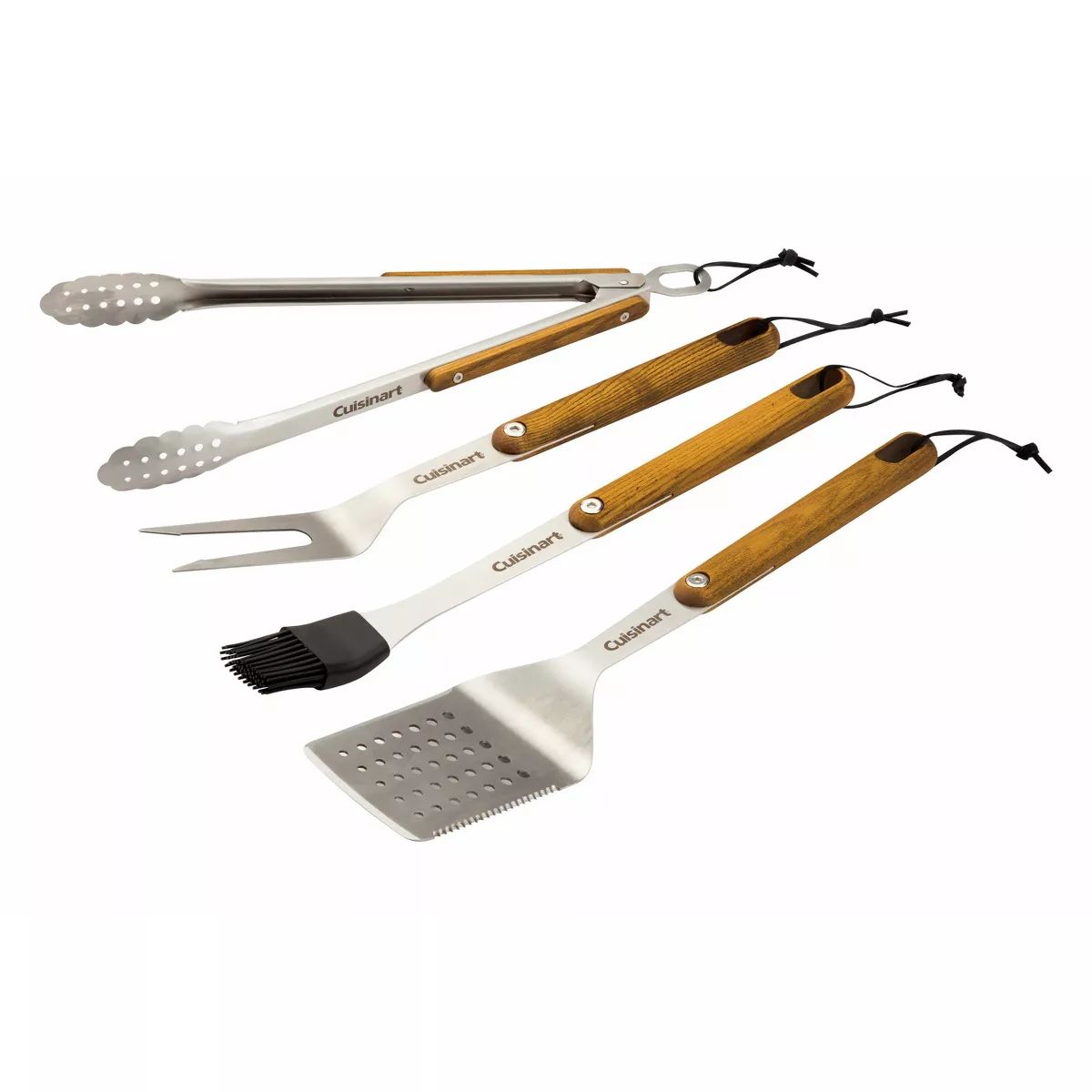 Cuisinart 4pc Ash Wood Grill Tool Set | Target